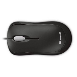 MICROSOFT Basic Optimal Mouse - Souris optique - 3 boutons - Filaire USB - Noir