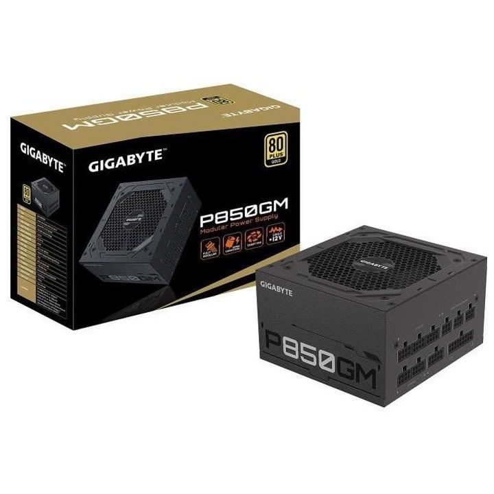 Alimentation GigaByte ATX 850W 80+ Gold - P850GM