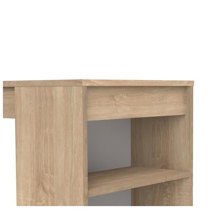 Table bar CHILI -Décor chene 4 Niches - 2 a 4 personnes - Style conte