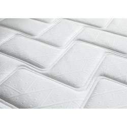 SOMDREAM DREAMAIR Ensemble matelas + sommier 140x190 - 864 ressorts ensachés - 7 zones - Tres Ferme - 25 cm - 100% Français