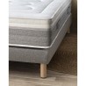 SOMDREAM OSCAR Ensemble Matelas 180x200 cm + Sommier + Pieds - Mémoire de forme - Triple suspension - 27 cm