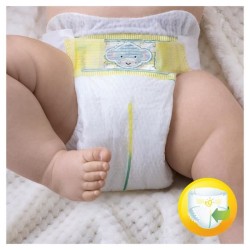 Pampers Premium Protection New Baby Taille 1 (Nouveau-Né) 2-5 kg, 96 Couches - Jumbo Pack