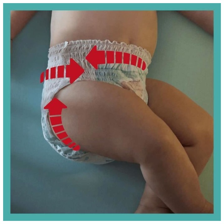 PAMPERS Baby-Dry Pants Taille 4 , 9-15kg, 160 Couches - Pack 1 Mois