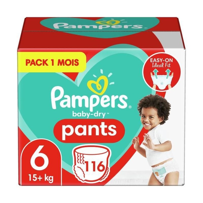 PAMPERS Premium Protection Pants T6 X116 Pack 1 Mois