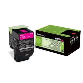 Lexmark Toner 802M - 80C20M0 - Magenta - 1?000 pages