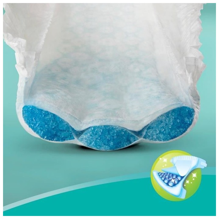 PAMPERS BABY-DRY Taille 8 - 17Kg et + 100 couches - Pack 1 mois