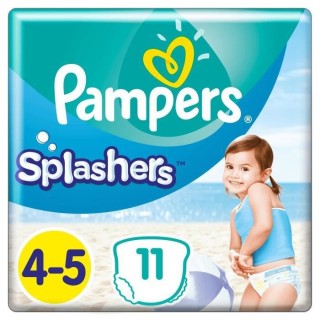 Pampers Couches-Culottes de Bain Jetables Splashers Taille 4-5 (9-15kg