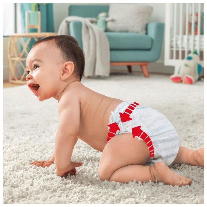 Pampers Premium Protection Pants Couches-culottes 4, 160 Culottes, 9kg