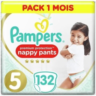 PAMPERS Premium protection Pants Taille 5 - 132 Couches-Culottes - Pac