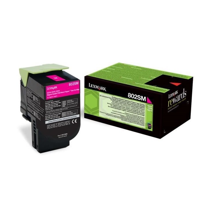 Lexmark Toner 802SM - 80C2SM0 - Magenta - 2?000 pages