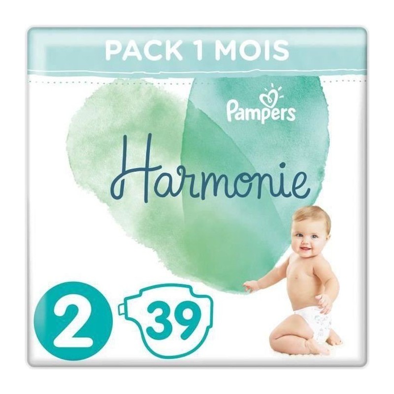 Pampers Harmonie T2 4-8kg 39 couches