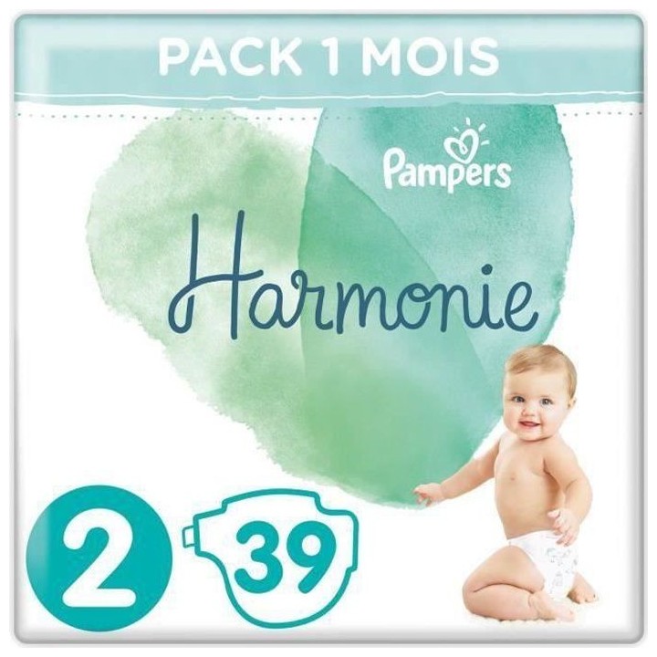 Pampers Harmonie T2 4-8kg 39 couches