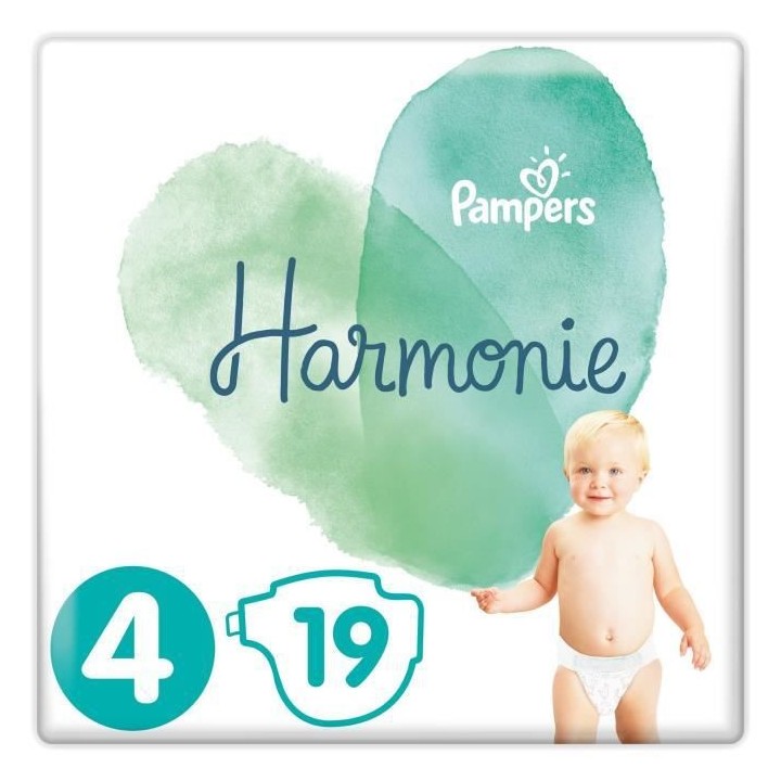 Couches harmonie T4 x19 Pampers