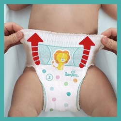 PAMPERS Baby-Dry Pants Taille 7, 17+kg, 104 Couches Pack 1 Mois