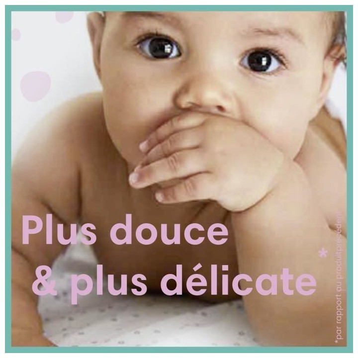 PAMPERS Lingettes bébé SENSITIVE - Lot de 12 x 52 lingettes - 624 li