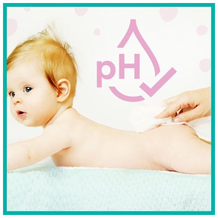 PAMPERS Lingettes bébé SENSITIVE - Lot de 12 x 52 lingettes - 624 li