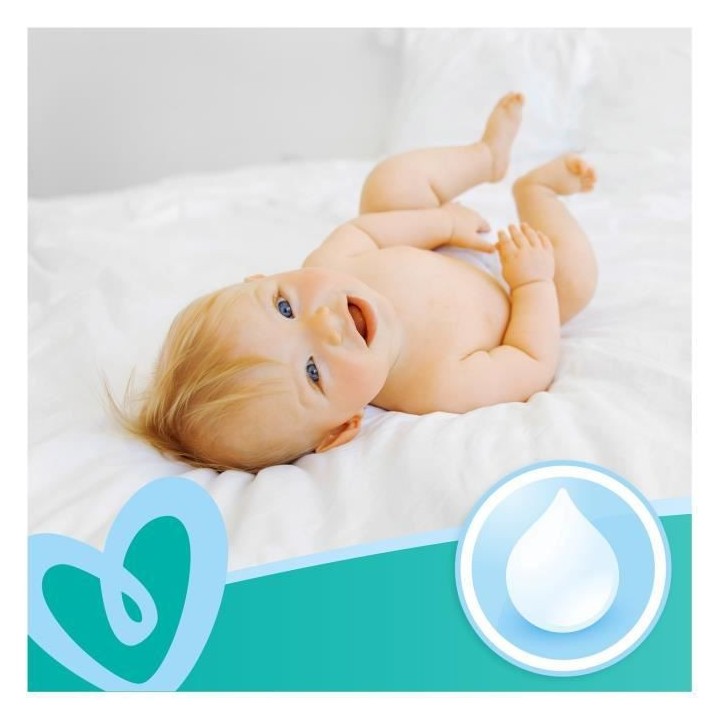 PAMPERS Lingettes bébé FRESHCLEAN - Lot de 15 x 80 lingettes - 1200