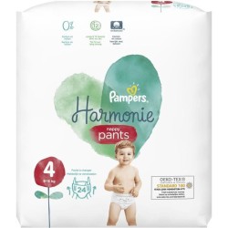 PAMPERS 24 Couches-Culottes Harmonie Nappy Pants Taille 4