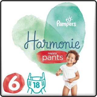 Pampers Harmonie Pants Géant T6 15kg et plus 18 couches