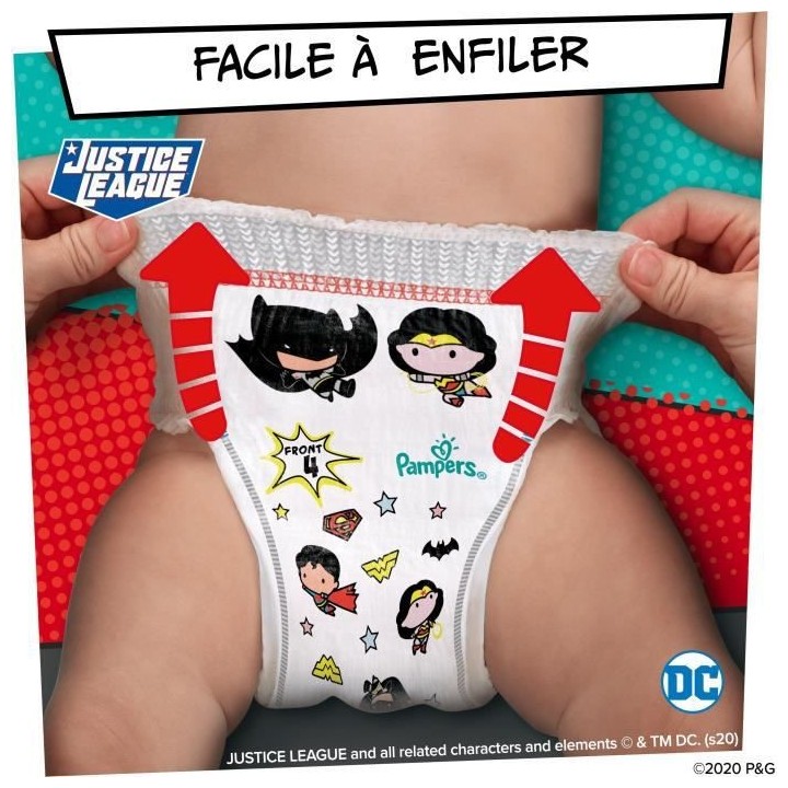PAMPERS Couches-culottes Baby-Dry Pants Taille 6 - 88 culottes - Pac