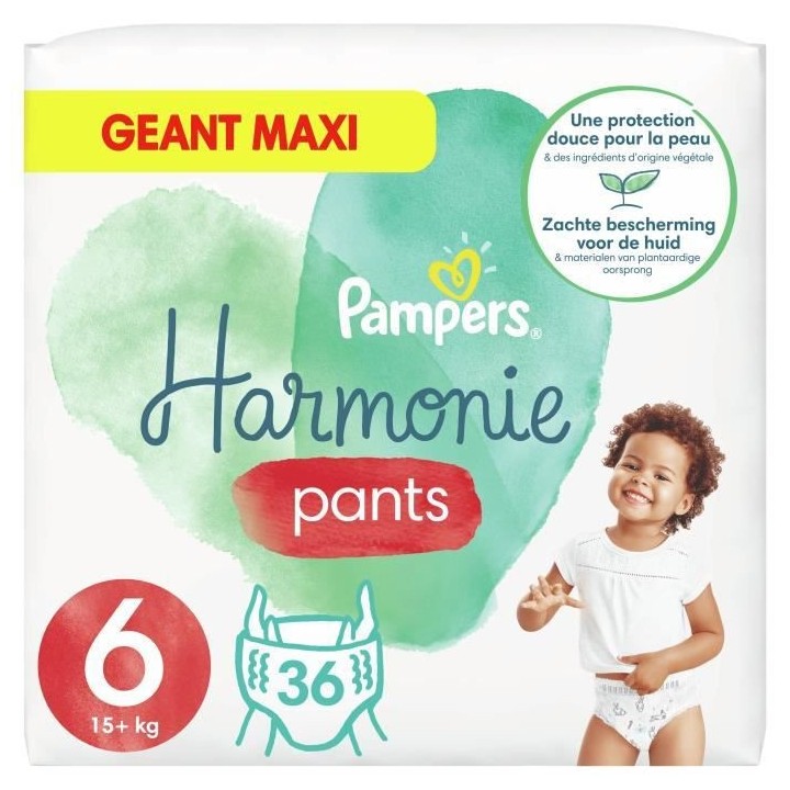 PAMPERS Harmonie Pants Taille 6 - 36 Couches-culottes