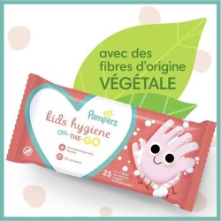 PAMPERS Lingettes Hygiene Bébé On-The-Go - Lot de 15 x 40 Lingettes - 600 Lingettes