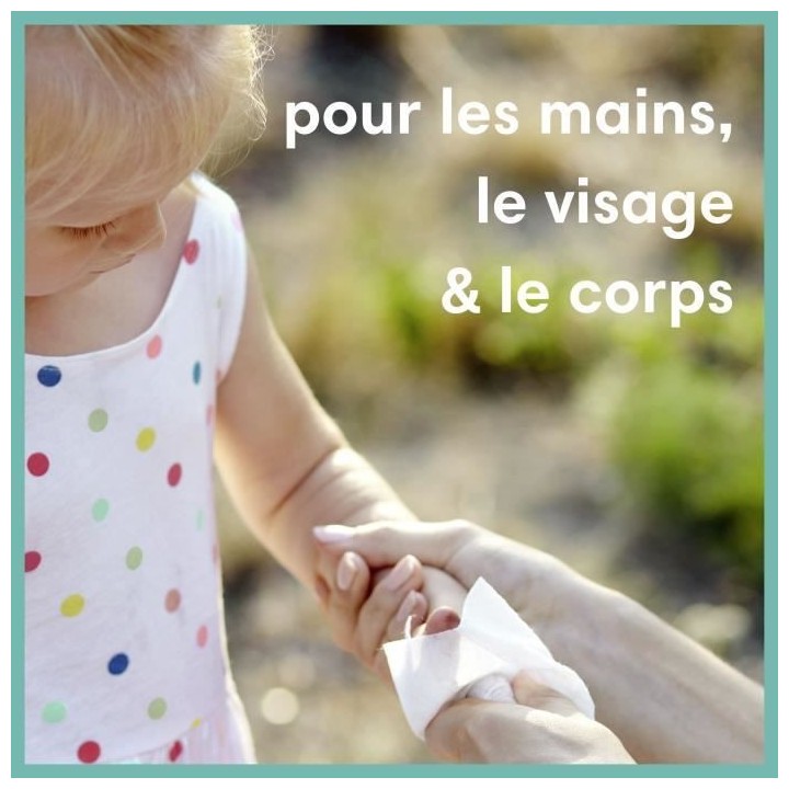 PAMPERS Lingettes Hygiene Bébé On-The-Go - Lot de 15 x 40 Lingettes