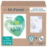 PAMPERS Hybrid Kit de 15 Coeurs Absorbants et 1 Couche Lavable