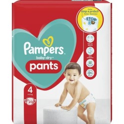 PAMPERS Baby-Dry Pants Taille 4 - 23 Couches-culottes