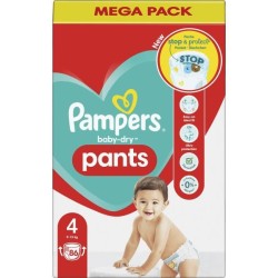 PAMPERS Baby-Dry Pants Taille 4 - 86 Couches-Culottes