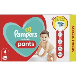 PAMPERS Baby-Dry Pants Taille 4 - 86 Couches-Culottes