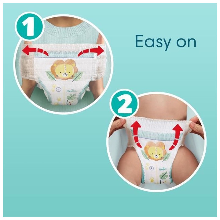 PAMPERS Baby-Dry Pants Taille 7 - 31 Couches-culottes