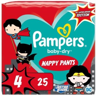 PAMPERS Baby-Dry Pants Taille 4 - 25 Couches-culottes