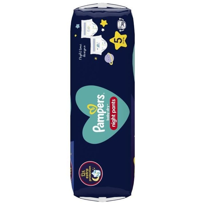 PAMPERS Baby-Dry Night Pants pour la nuit Taille 5 - 36 Couches-culott