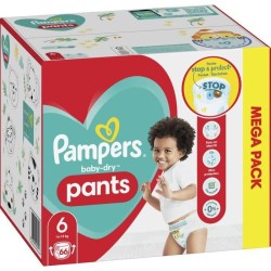 PAMPERS Baby-Dry Pants Taille 6 - 66 Couches-Culottes