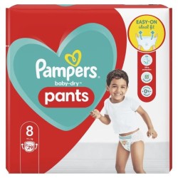 PAMPERS Baby-Dry Pants Taille 8 - 29 Couches-culottes