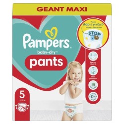 PAMPERS Baby-Dry Pants Taille 5 - 76 Couches-culottes