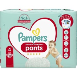 PAMPERS Premium Protection Pants Taille 4 - 33 Couches-culottes