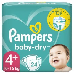 PAMPERS Baby-Dry Taille 4+...