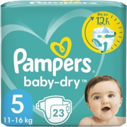 PAMPERS Baby-Dry Taille 5 -...