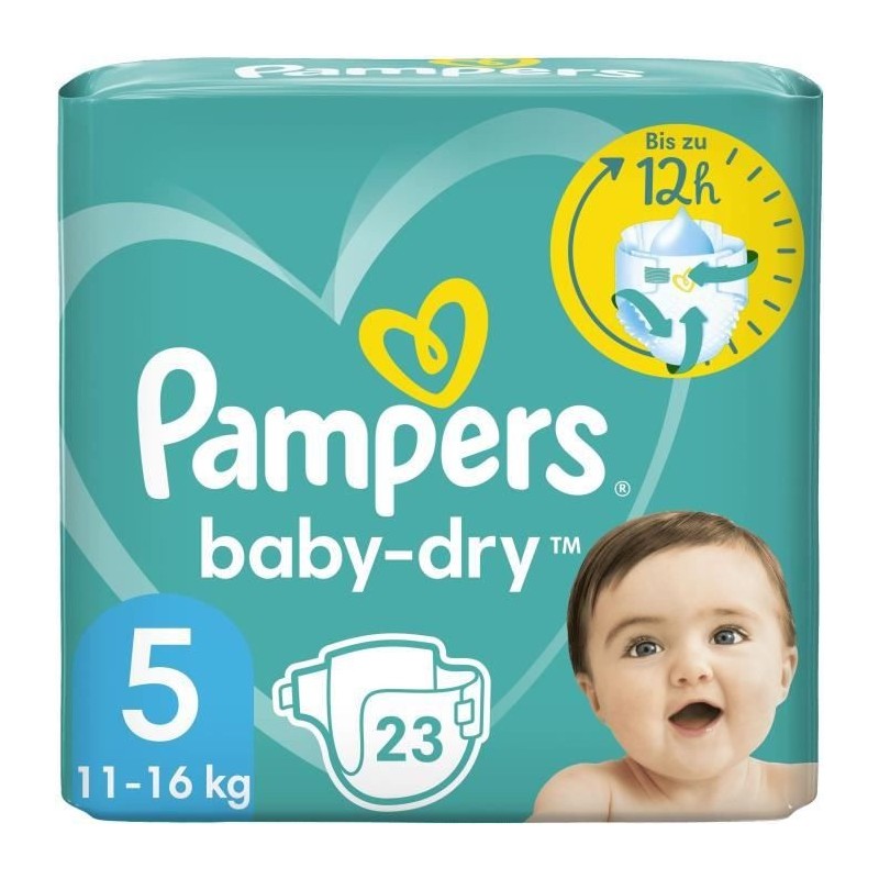 PAMPERS Baby-Dry Taille 5 - 23 Couches