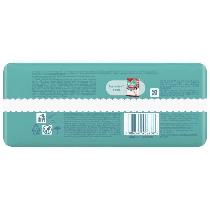 PAMPERS Baby-Dry Taille 6 - 19 Couches
