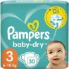 PAMPERS Baby-Dry Taille 3 - 30 Couches