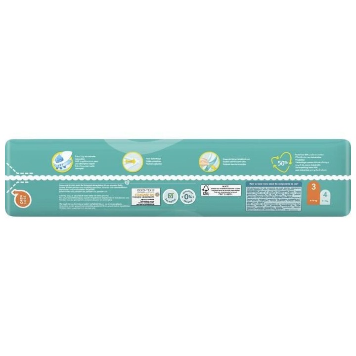 PAMPERS Baby-Dry Taille 3 - 54 Couches