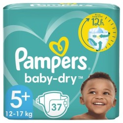 PAMPERS Baby-Dry Taille 5+...