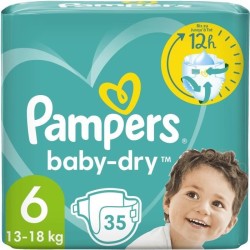 PAMPERS Baby-Dry Taille 6 -...