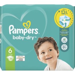 PAMPERS Baby-Dry Taille 6 - 35 Couches