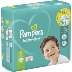 PAMPERS Baby-Dry Taille 6 - 35 Couches