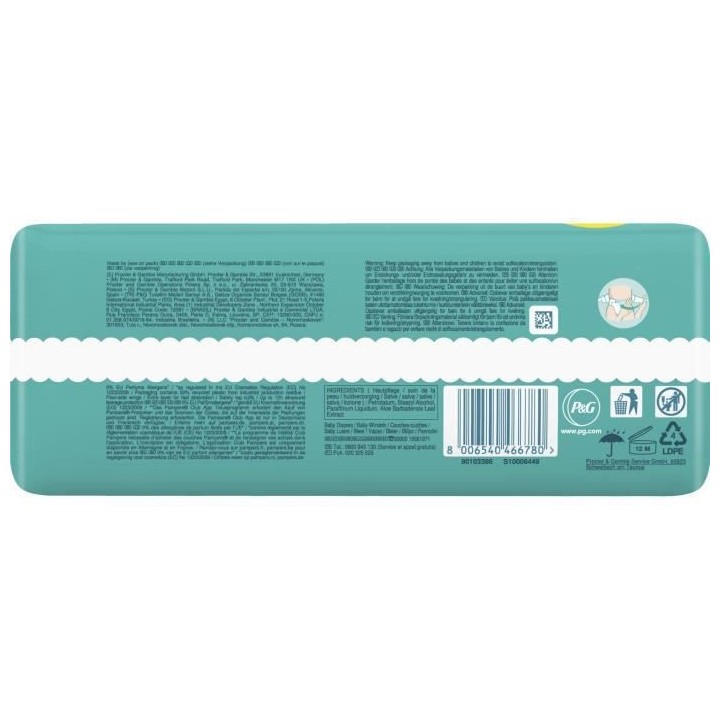 PAMPERS Baby-Dry Taille 8 - 29 Couches