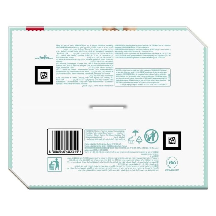 PAMPERS Premium Protection Pants Taille 5 - 66 Couches-culottes